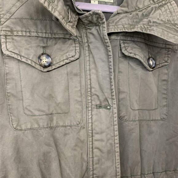 Hooded Bass Kaki Lined Coat Size Small. Rare in Canada! - Picture 9 of 15